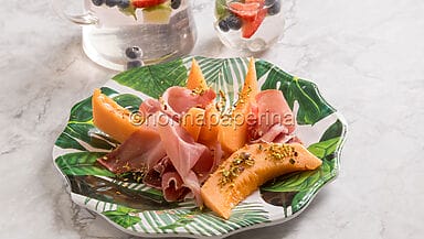Prosciutto e melone al gin