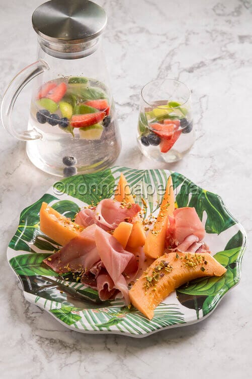 Prosciutto e melone al gin Prosciutto e melone al gin