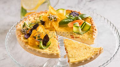 Quiche di verdure estive