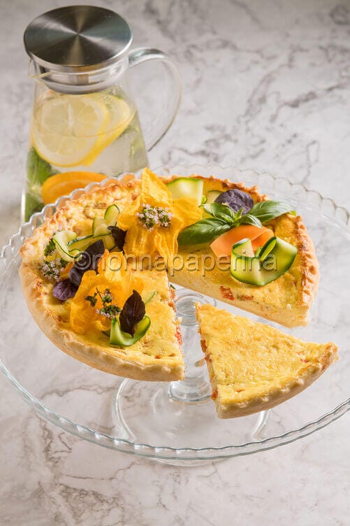 Quiche di verdure estive Quiche di verdure estive
