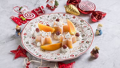 Stelle di gelatina di arancia