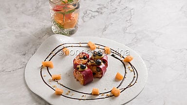 Sushi di barbabietola