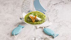Zuppa fredda di zucchine e formaggio