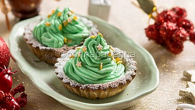 Crostatine natalizie al mascarpone