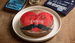 Torta di mele e cioccolato fondente per la Festa del Papà Torta di mele e cioccolato fondente per la Festa del Papà