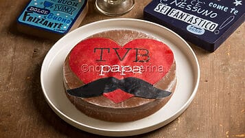 Torta di mele e cioccolato fondente