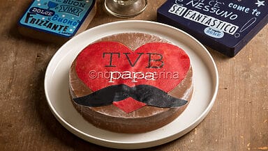 Torta di mele e cioccolato fondente