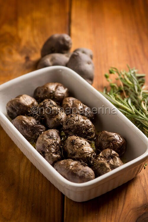 Patate viola al forno