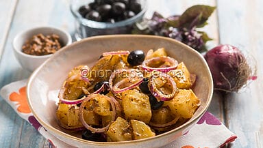 Insalata di patate lesse con pesto