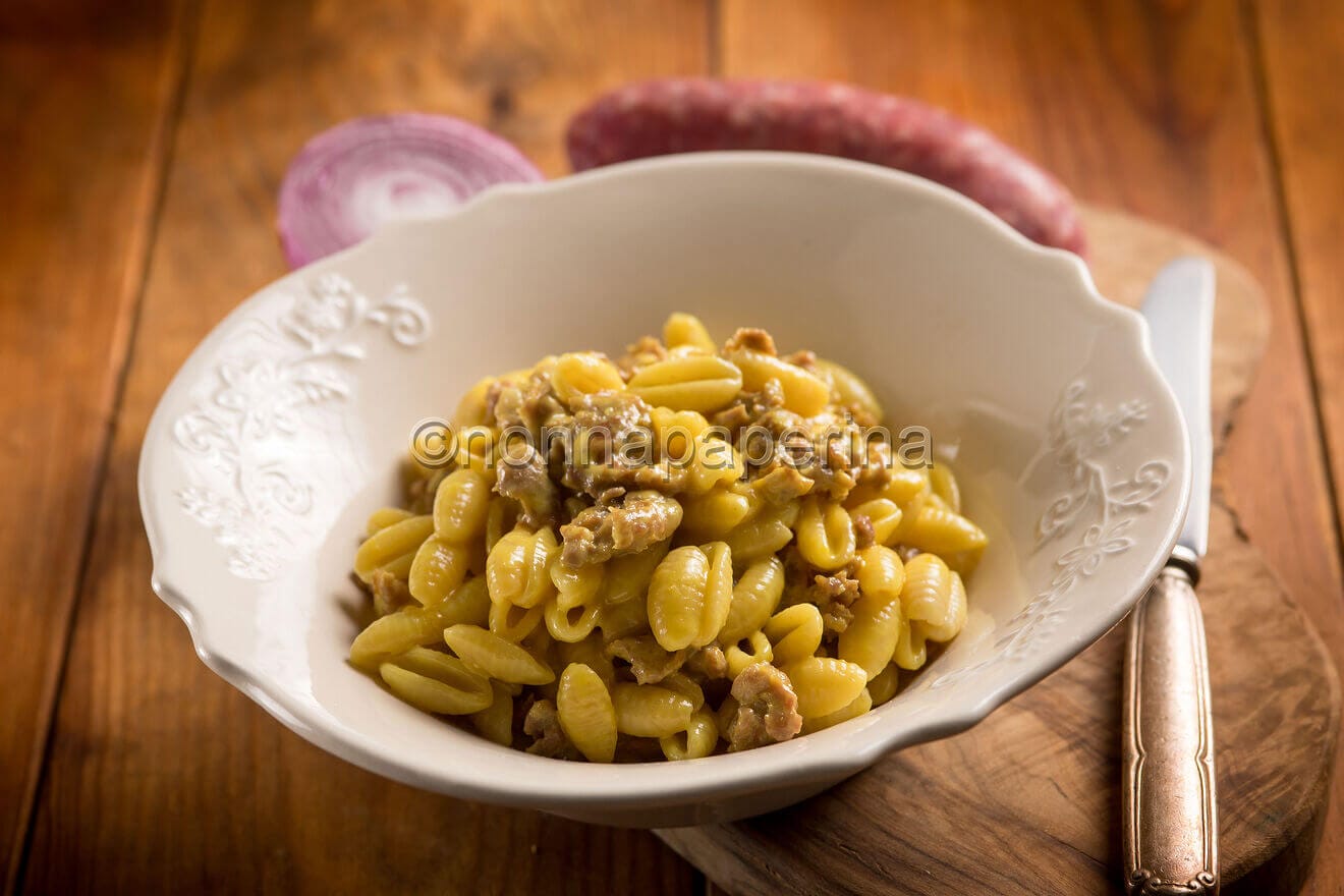 malloreddus alla campidanese con zafferano