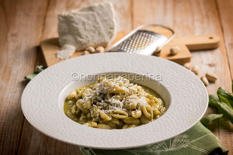 Malloreddus sardi al pesto di pistacchi