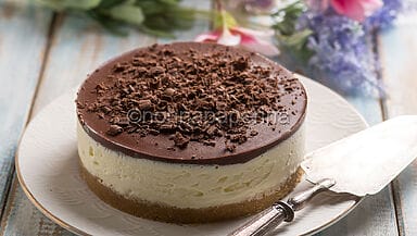 Torta gelato con biscotti digestive