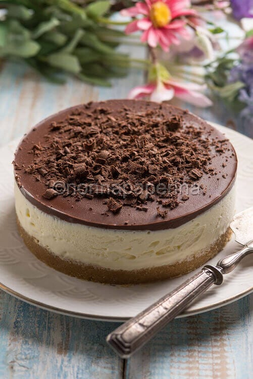 Torta gelato senza glutine con biscotti digestive Torta gelato con biscotti digestive