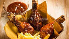 Cosce di pollo affumicate