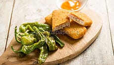 Croccantelle al pomodoro e pesce spada