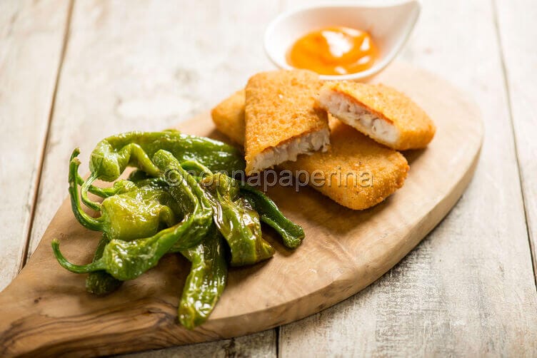 Croccantelle al pomodoro e pesce spada