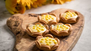 Crostatina alla crema di mango