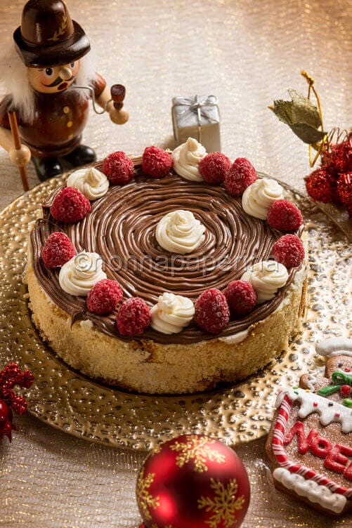 Torta di pandoro alla nutella