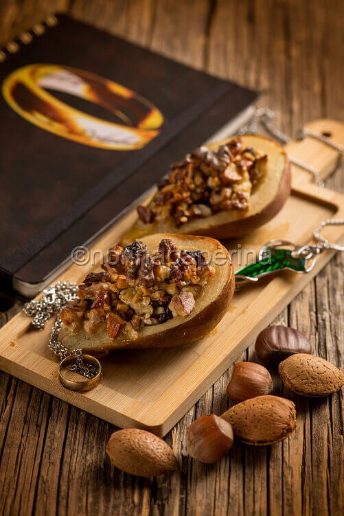 Pere ripiene al forno