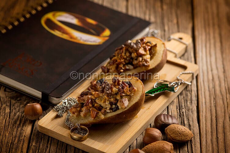 Pere ripiene al forno