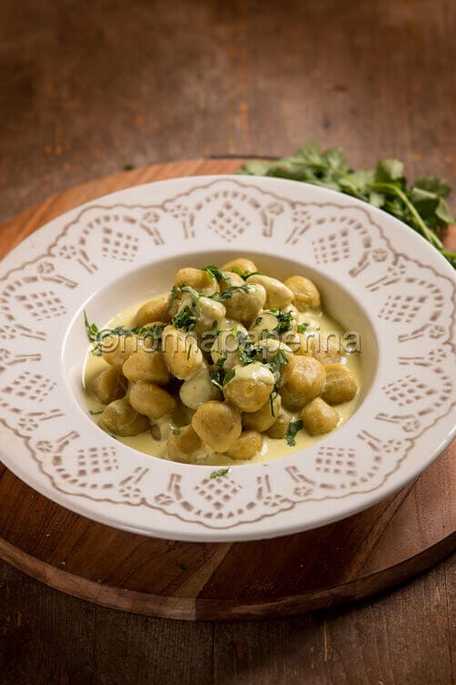 Gnocchi di zucca con salsa al cocco