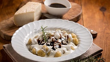 Gnocchi di zucca e taleggio