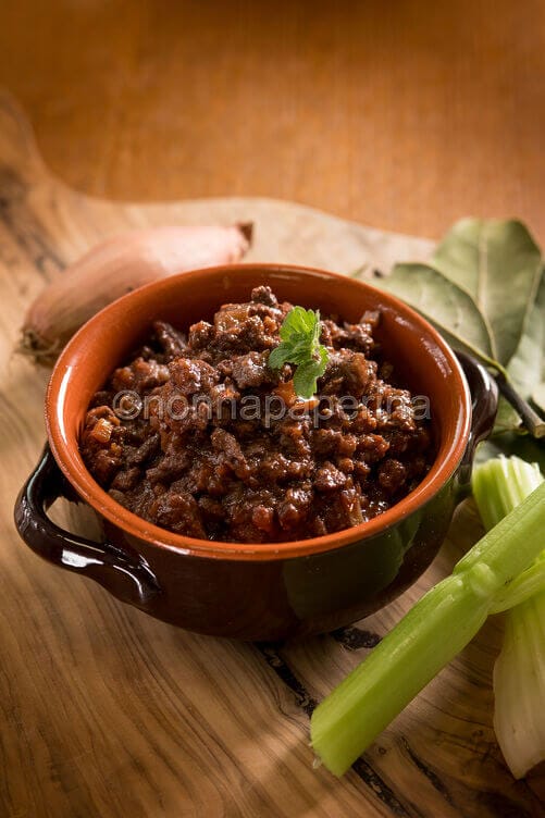 Ragù di camoscio con castagne