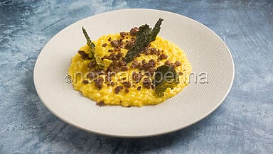 Risotto con verza e salsiccia