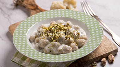 Gnocchi di zucca con cavolfiore