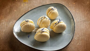 Macaron al cioccolato bianco e lime