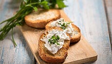 Patè per crostini alle canocchie
