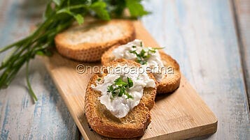 Patè per crostini alle canocchie