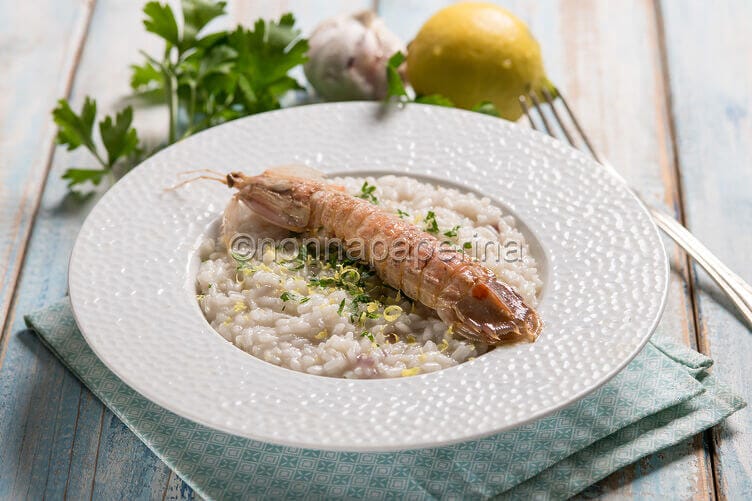 Risotto alle canocchie