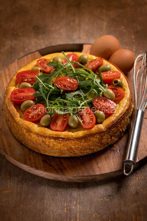 Cheesecake salata con Emmentaler