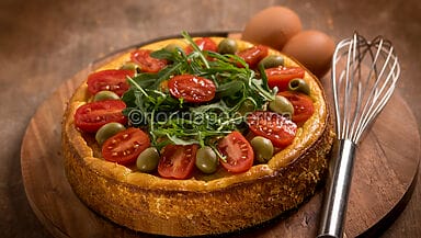 Cheesecake salata con Emmentaler