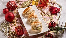 Conchiglie di pasta sfoglia ripiene