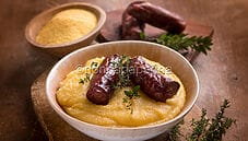 Figatelli con polenta