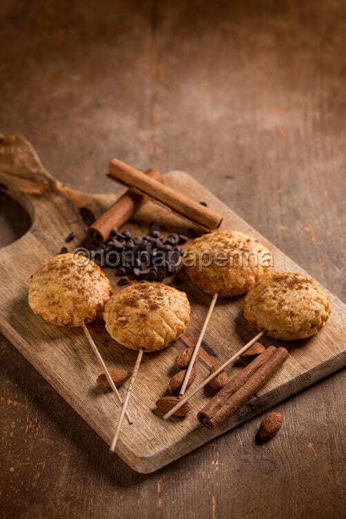 Mini pancake con gocce di cioccolato