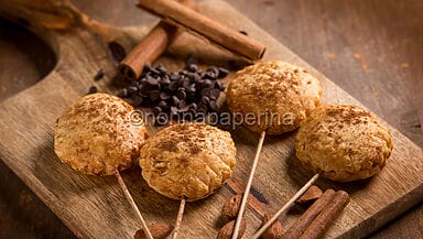 Mini pancake con gocce di cioccolato