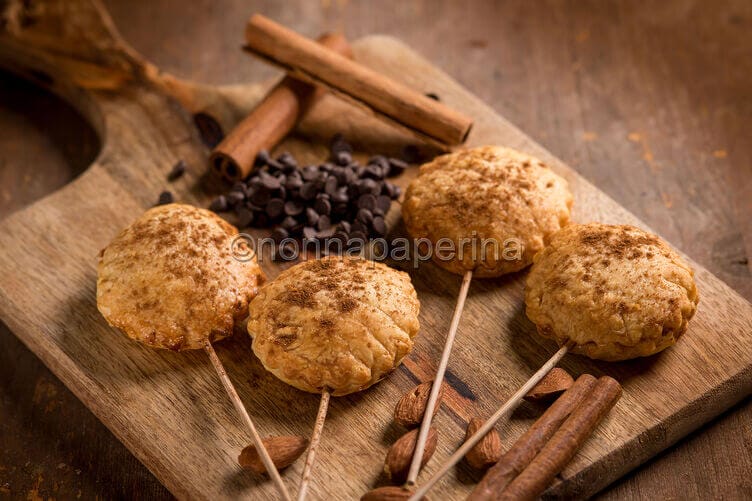 Mini pancake con gocce di cioccolato