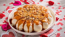 Panna cotta al caramello salato