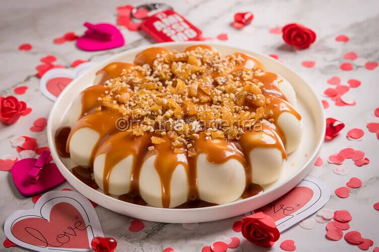 Panna cotta al caramello salato