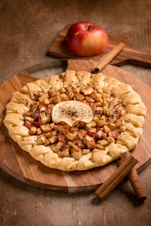 Pasta brisèe alle mele e cannella