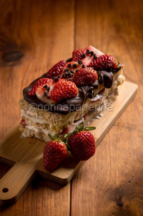 Torta gelato alle fragole Torta gelato alle fragole