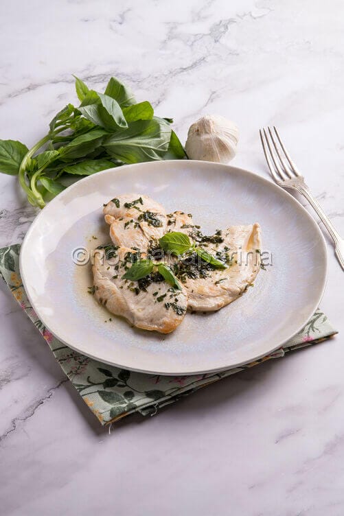 Pollo al basilico