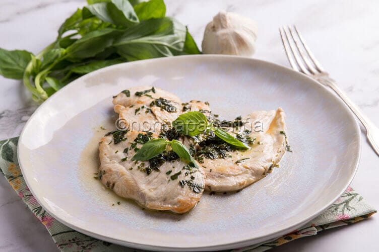Pollo al basilico