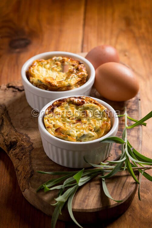 Sformatini di carletti e ricotta