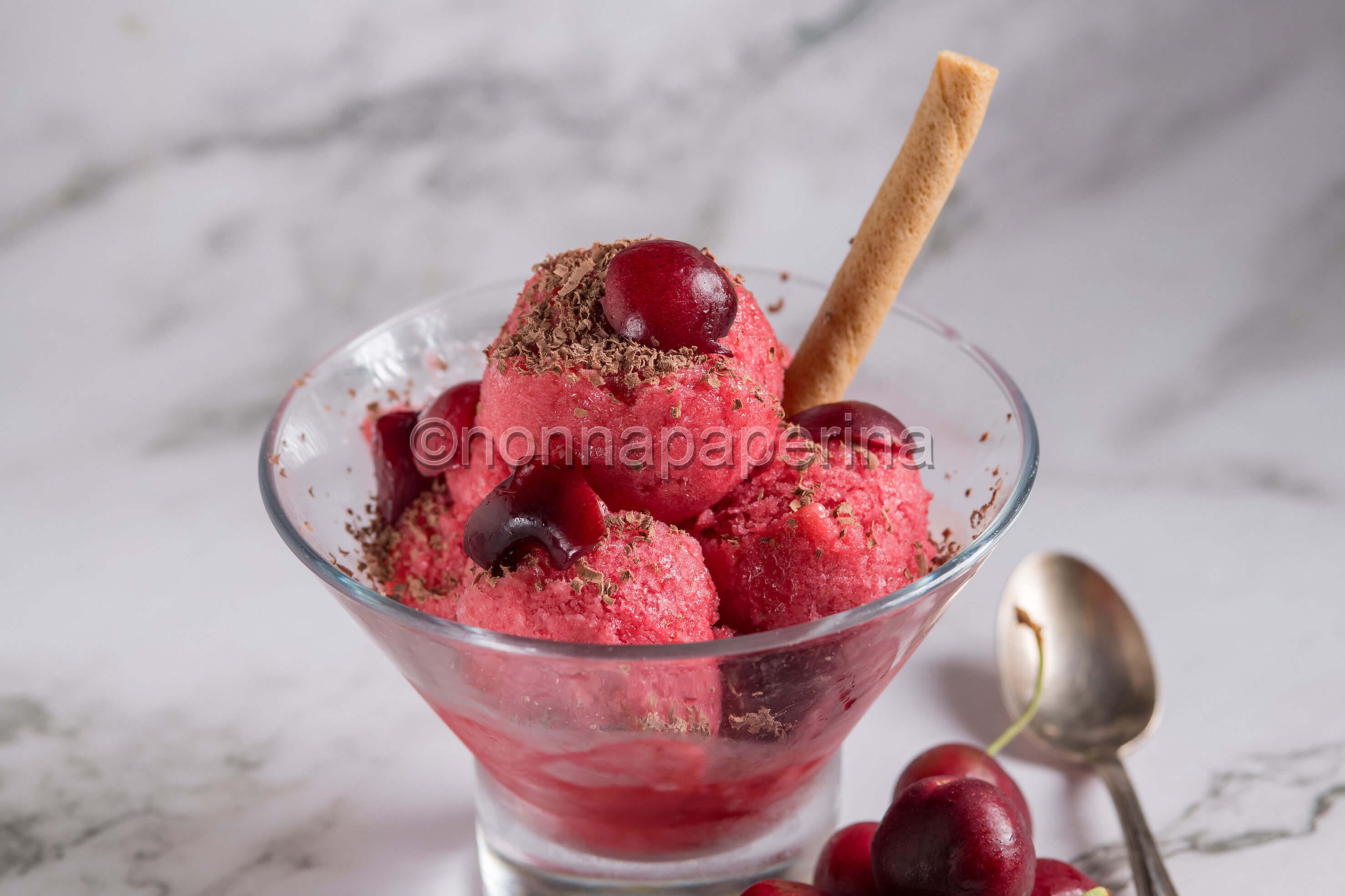 Gelato alle ciliegie, un gelato fatto in casa davvero unico