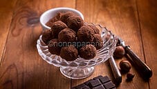 Tartufi al cioccolato e nocciole, dei dolcetti deliziosi