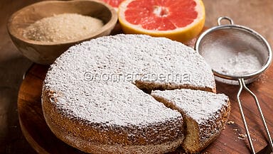 Torta al pompelmo e nocciole